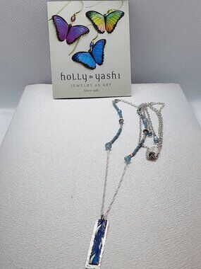 NEW Holly Yashi Lariat-style sterling silver necklace